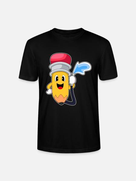 Pompiers Crayons Brigade - T-shirt bio CRAFTER Stanley Stella Unisexe - noir