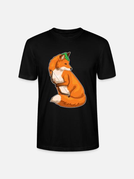 Fox Archer Bow - Stanley/Stella CRAFTER Unisex Organic T-Shirt - black
