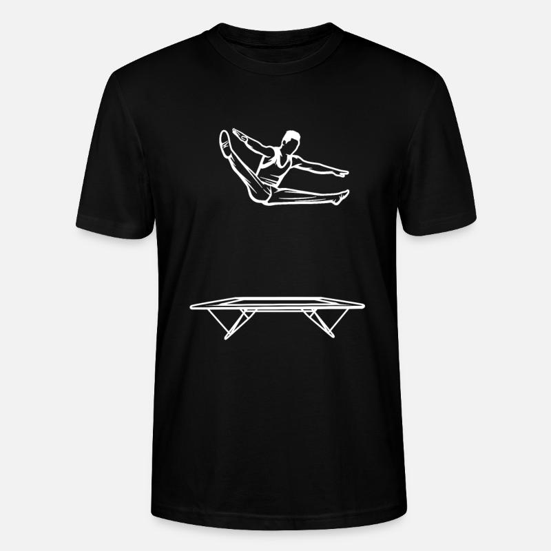 Trampolinspringer Junge - Stanley/Stella Unisex Bio-T-Shirt CRAFTER - Schwarz