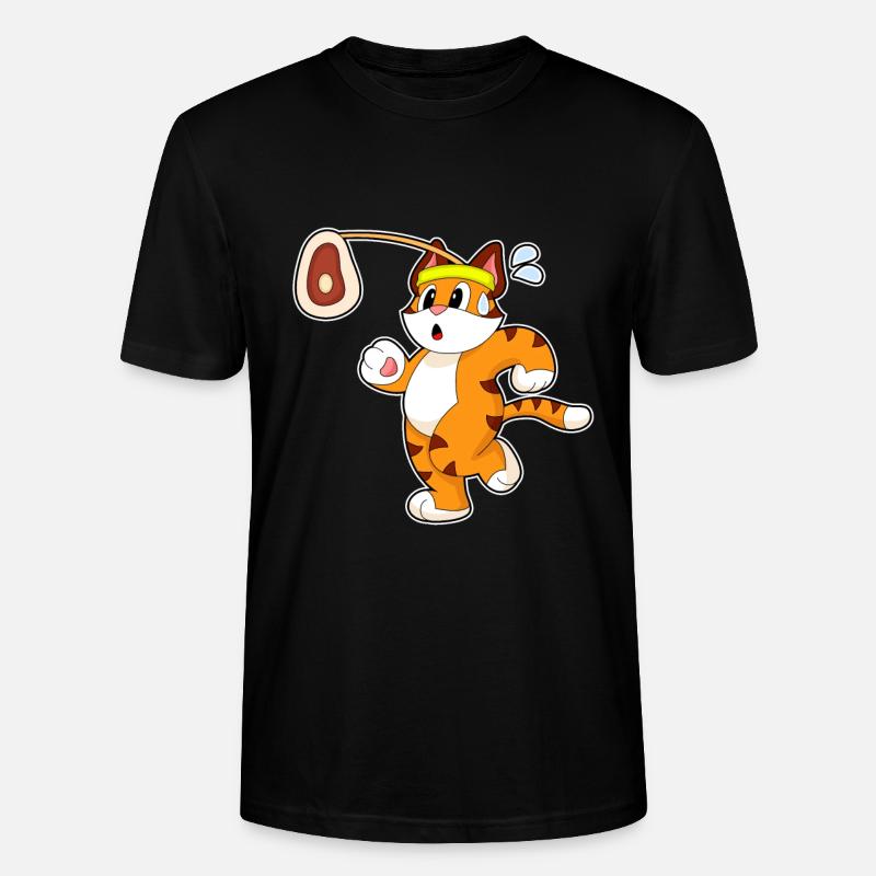 Tiger Fleisch - Stanley/Stella Unisex Bio-T-Shirt CRAFTER - Schwarz