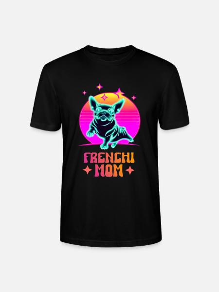 Maman Frenchie - T-shirt bio CRAFTER Stanley Stella Unisexe - noir