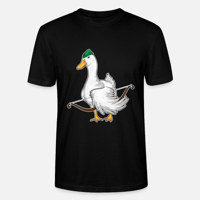 Archer de canard - T-shirt bio CRAFTER Stanley Stella Unisexe - noir