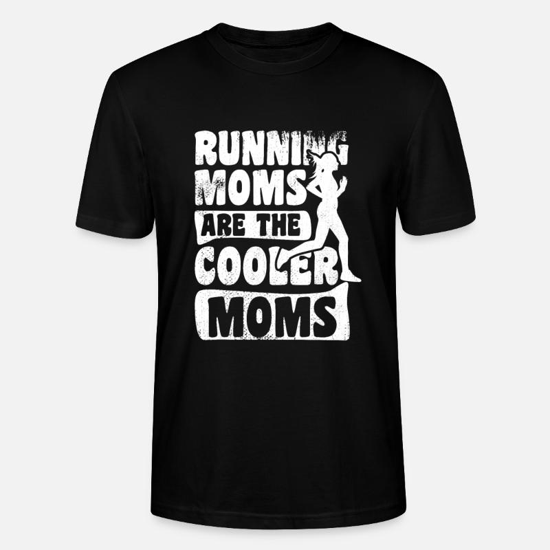 Läufer Mama - Stanley/Stella Unisex Bio-T-Shirt CRAFTER - Schwarz