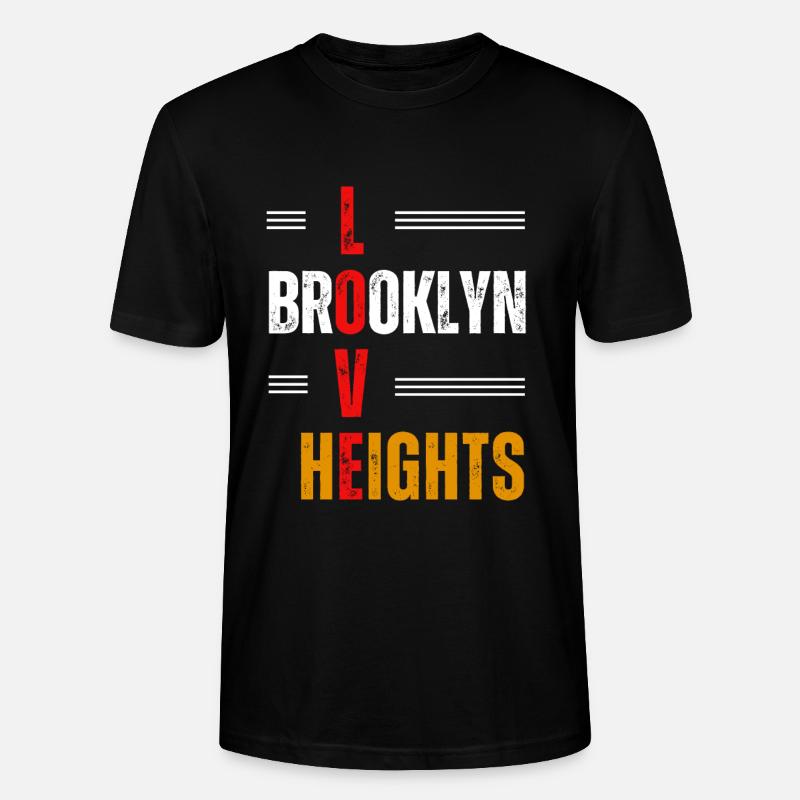 Liebe Brooklyn Heights - Stanley/Stella Unisex Bio-T-Shirt CRAFTER - Schwarz