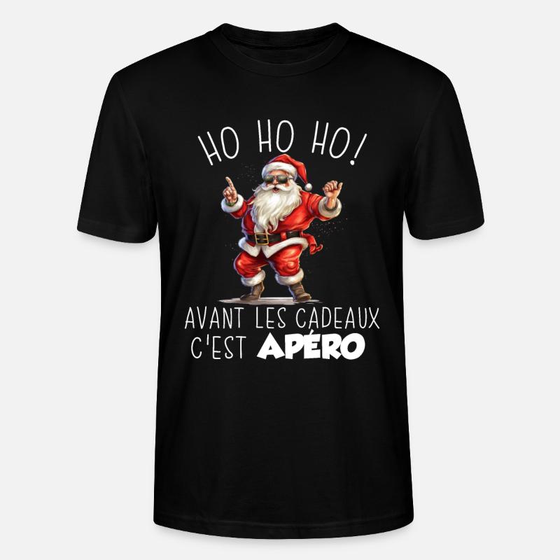 Pull Moche De Noël - T-shirt bio CRAFTER Stanley Stella Unisexe - noir