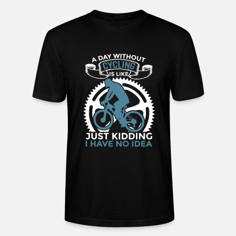 Radsport Motivation - Stanley/Stella Unisex Bio-T-Shirt CRAFTER - Schwarz