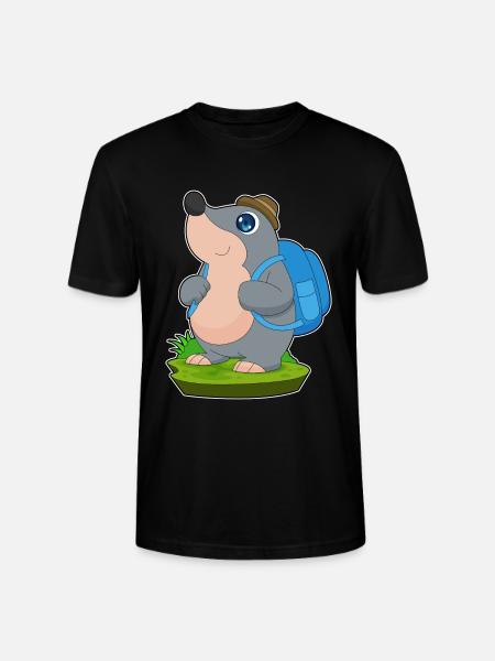 Randonnée à dos Mole Wanderer - T-shirt bio CRAFTER Stanley Stella Unisexe - noir