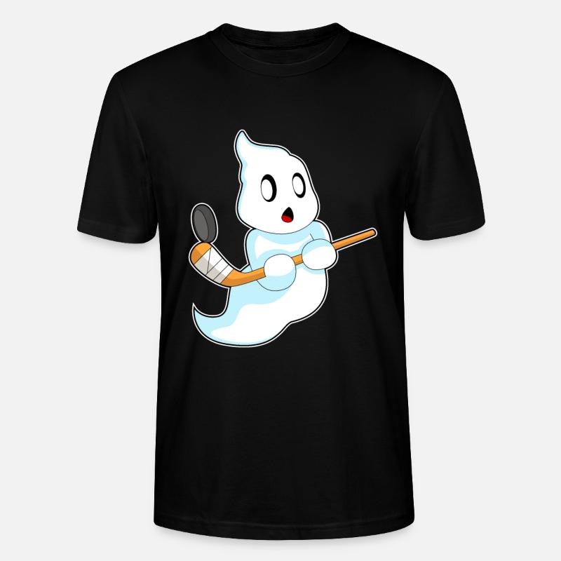 Geist Eishockey Eishockeyschläger - Stanley/Stella Unisex Bio-T-Shirt CRAFTER - Schwarz