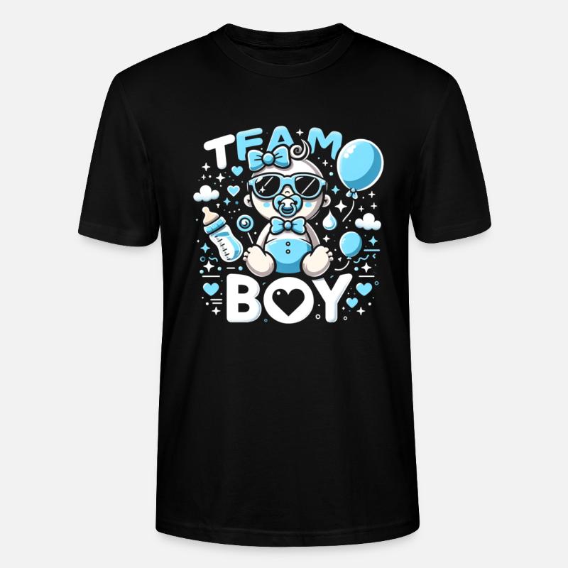 Team Boy - Stanley/Stella Unisex Bio-T-Shirt CRAFTER - Schwarz
