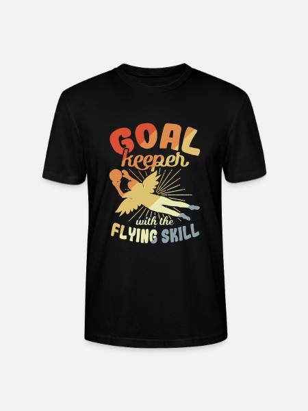 Goalkeeper with flying skills - Stanley/Stella CRAFTER Unisex Organic T-Shirt - black
