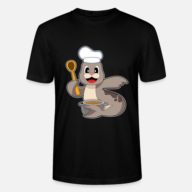 Marmite de phoque - T-shirt bio CRAFTER Stanley Stella Unisexe - noir