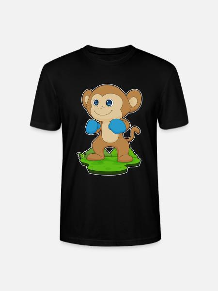 Monkey Boxer Gants de boxe Boxe - T-shirt bio CRAFTER Stanley Stella Unisexe - noir