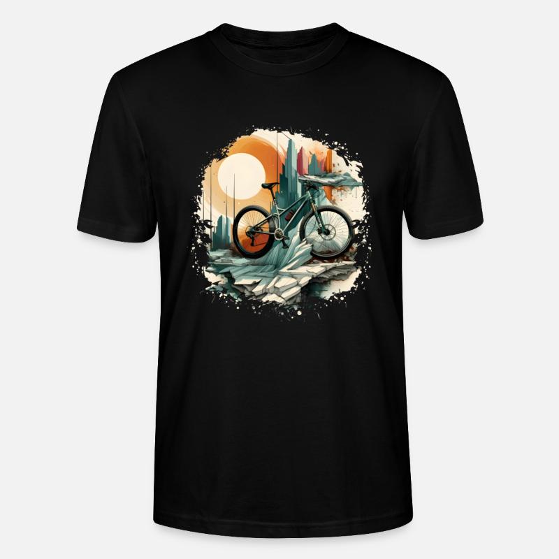 Amateurs de VTT - T-shirt bio CRAFTER Stanley Stella Unisexe - noir