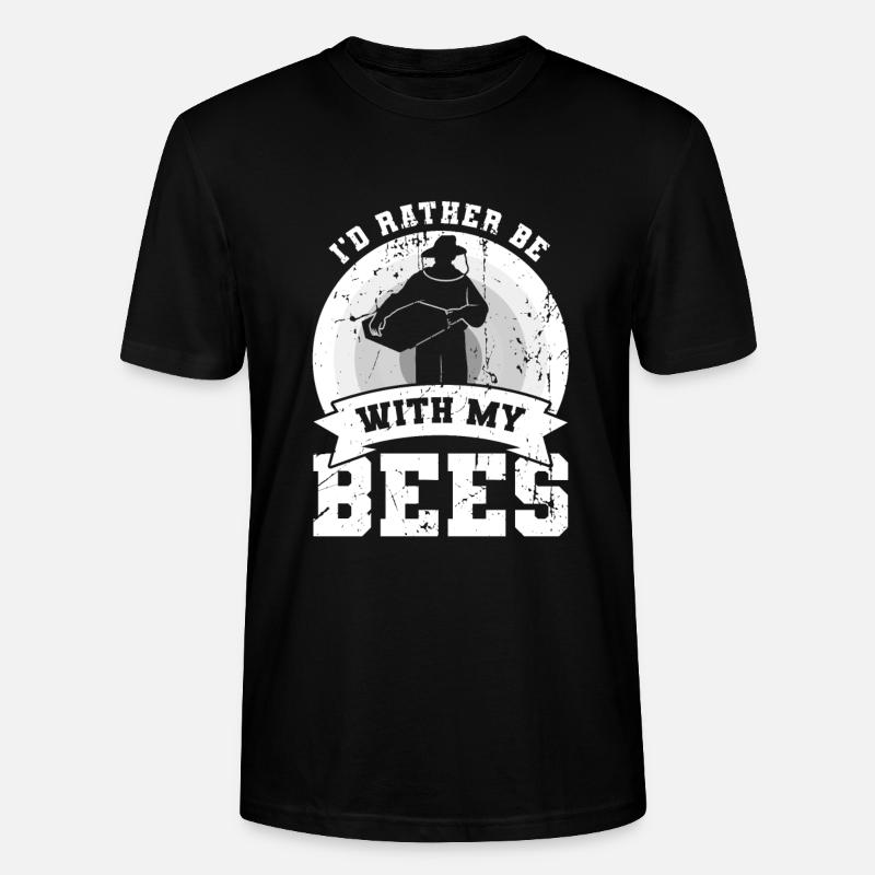 Lustiger Imker Witz - Stanley/Stella Unisex Bio-T-Shirt CRAFTER - Schwarz