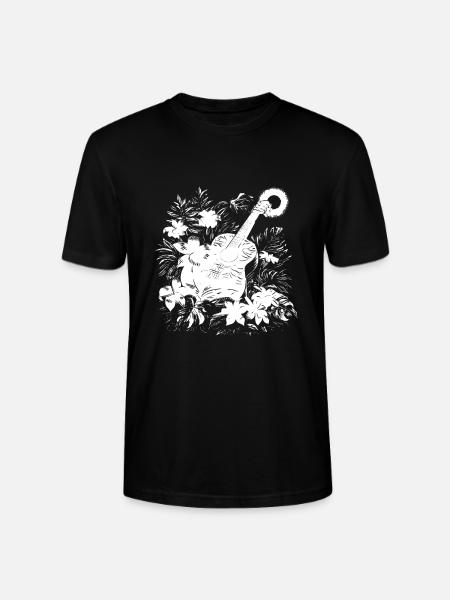Guitar - Stanley/Stella CRAFTER Unisex Organic T-Shirt - black