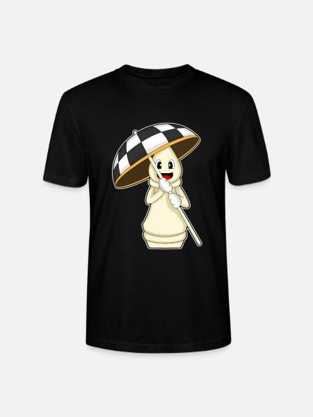 Chess Piece Rook Chess - Stanley/Stella CRAFTER Unisex Organic T-Shirt - black