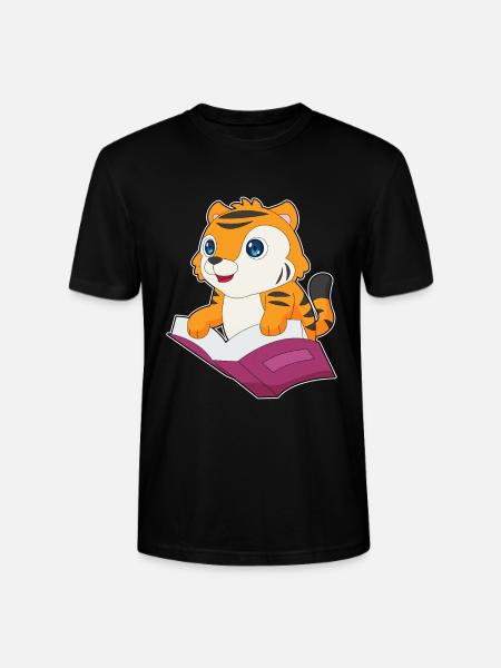 Tiger Book - Stanley/Stella CRAFTER Unisex Organic T-Shirt - black