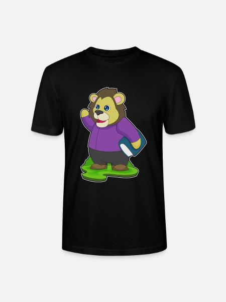 Lion Book - Stanley/Stella CRAFTER Unisex Organic T-Shirt - black