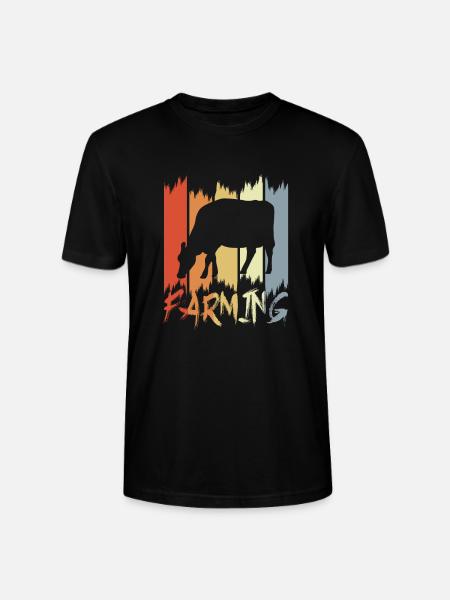 Dairy farmer - Stanley/Stella CRAFTER Unisex Organic T-Shirt - black