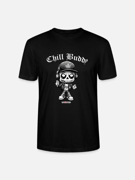 Chill Buddy - Stanley/Stella Unisex Bio-T-Shirt CRAFTER - Schwarz