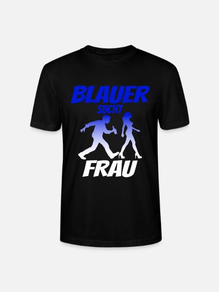 Blauer Sucht Frau - Stanley/Stella Unisex Bio-T-Shirt CRAFTER - Schwarz