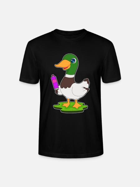 Duck Sprayer Spray Can - Stanley/Stella CRAFTER Unisex Organic T-Shirt - black