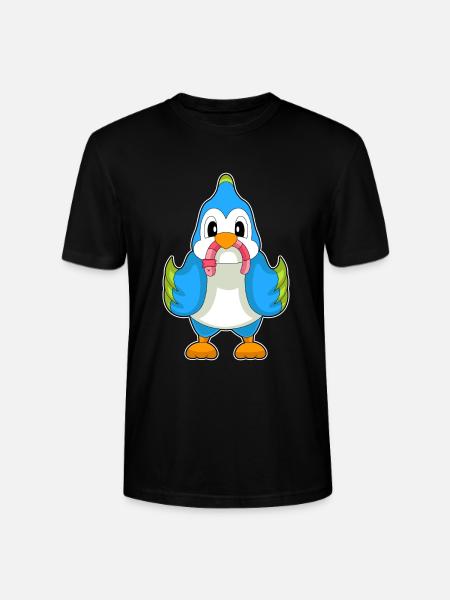 Parrot Worm - Stanley/Stella CRAFTER Unisex Organic T-Shirt - black