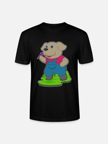Dog Dart Dart - Stanley/Stella CRAFTER Unisex Organic T-Shirt - black