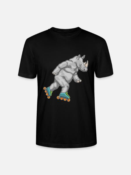 Nashorn Inline skating Inline skates - Stanley/Stella Unisex Bio-T-Shirt CRAFTER - Schwarz