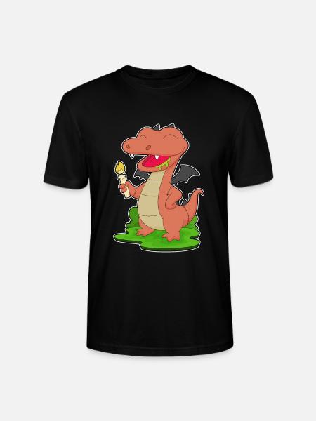Dragon Halloween Candle - Stanley/Stella CRAFTER Unisex Organic T-Shirt - black