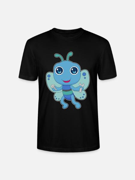 Clé mécanique papillon - T-shirt bio CRAFTER Stanley Stella Unisexe - noir