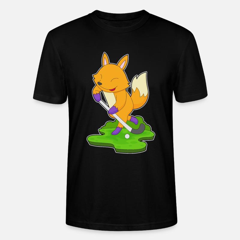 Fuchs Feldhockey Feldhockeyschläger - Stanley/Stella Unisex Bio-T-Shirt CRAFTER - Schwarz
