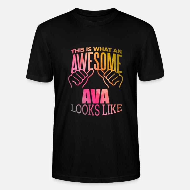 Ava - T-shirt bio CRAFTER Stanley Stella Unisexe - noir