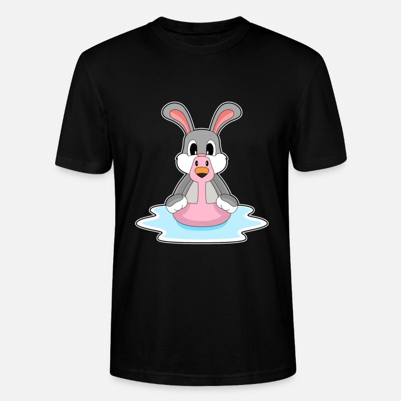 Lapin Flamant - T-shirt bio CRAFTER Stanley Stella Unisexe - noir
