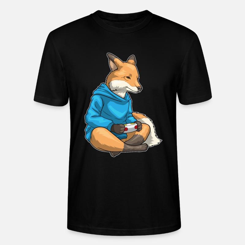 Manette Fox Gamer - T-shirt bio CRAFTER Stanley Stella Unisexe - noir