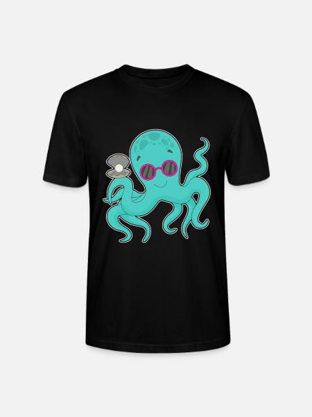 Octopus Bead - Stanley/Stella CRAFTER Unisex Organic T-Shirt - black