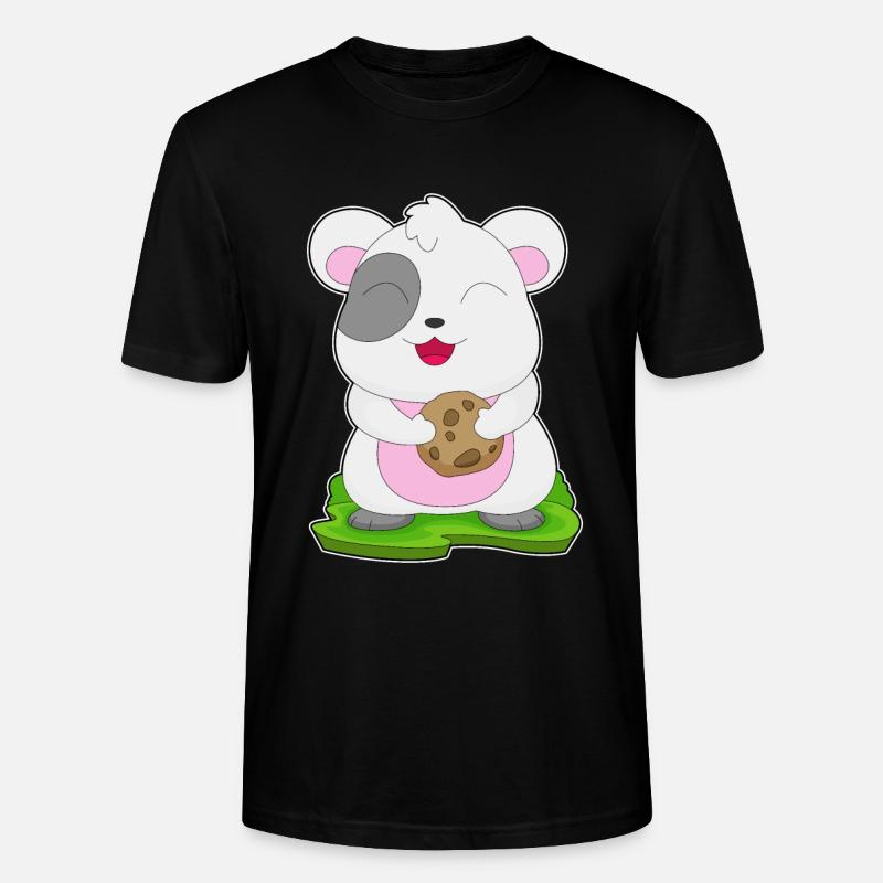 Biscuit hamster - T-shirt bio CRAFTER Stanley Stella Unisexe - noir