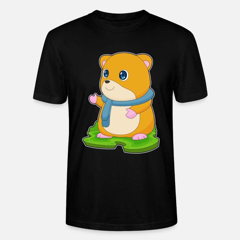 Écharpe Hamster - T-shirt bio CRAFTER Stanley Stella Unisexe - noir