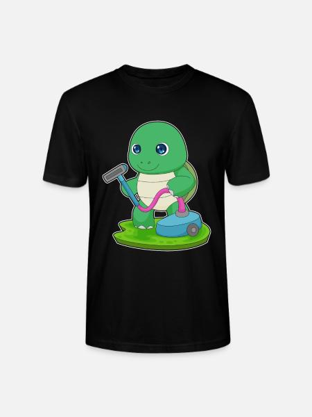 Turtle Cleaner Vacuum Cleaner - Stanley/Stella CRAFTER Unisex Organic T-Shirt - black