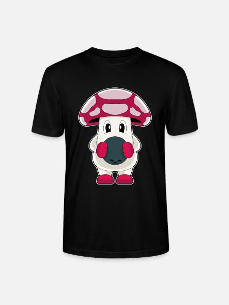 Boule de bowling aux champignons - T-shirt bio CRAFTER Stanley Stella Unisexe - noir