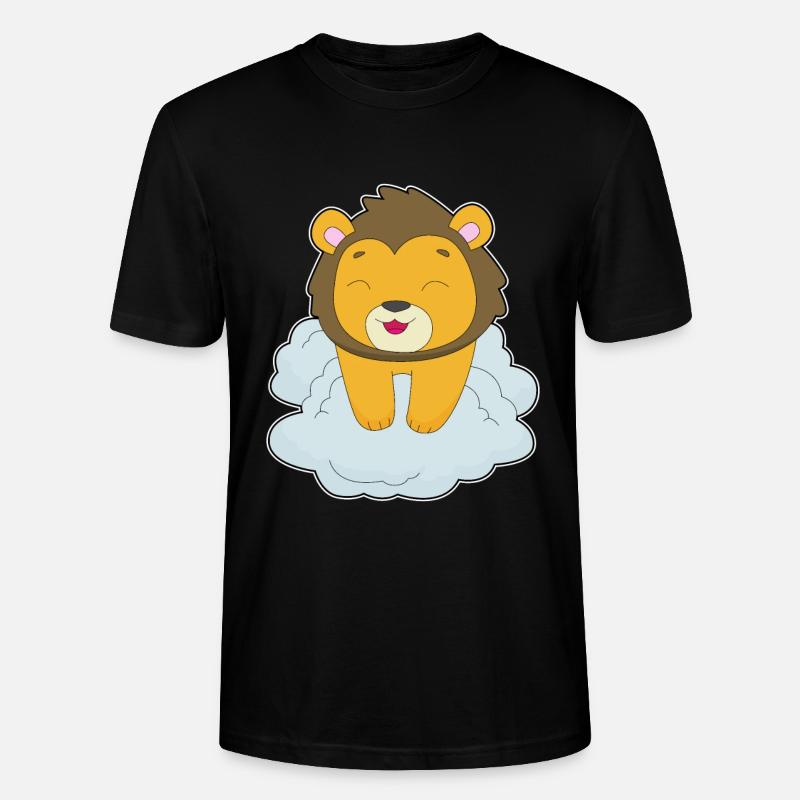 Nuages de lions - T-shirt bio CRAFTER Stanley Stella Unisexe - noir