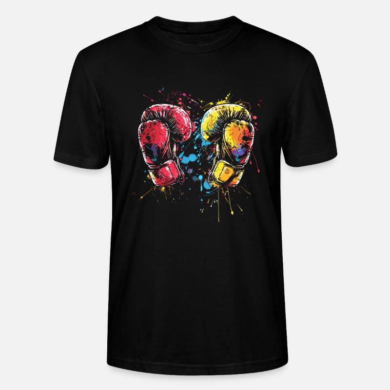 Kickboxhandschuhe - Stanley/Stella Unisex Bio-T-Shirt CRAFTER - Schwarz