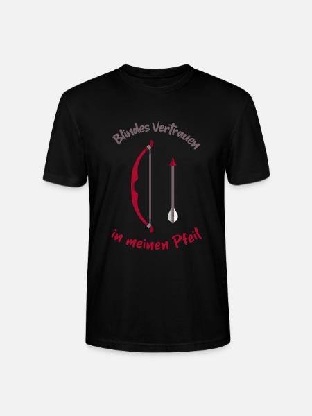 Bogenschießen Enthusiasten - Stanley/Stella Unisex Bio-T-Shirt CRAFTER - Schwarz