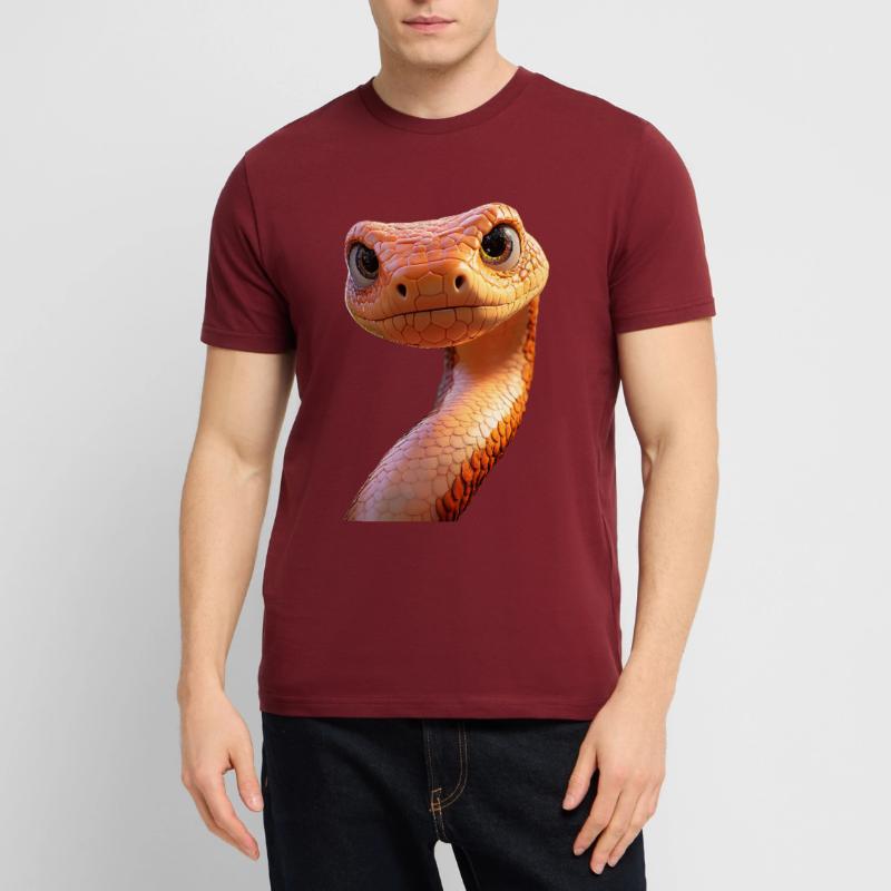 Snake Python Cobra Mamba Rattlesnake Snake Stanley/Stella CRAFTER Unisex Organic T-Shirt