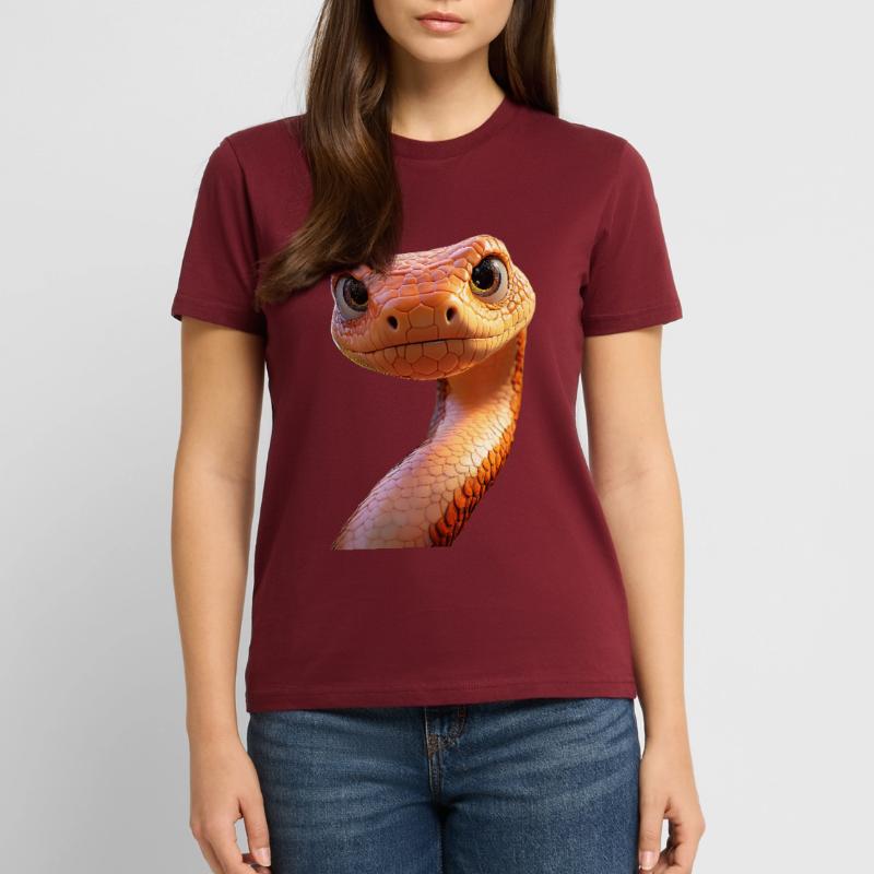 Snake Python Cobra Mamba Rattlesnake Snake Stanley/Stella CRAFTER Unisex Organic T-Shirt