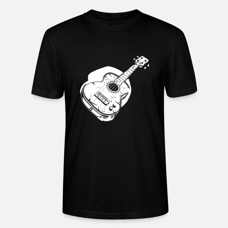 Ukulele Grafik - Stanley/Stella Unisex Bio-T-Shirt CRAFTER - Schwarz