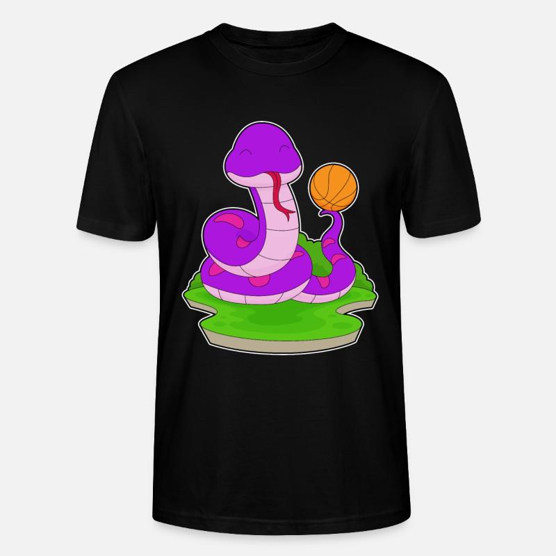 Serpent Basketteur Basketteur - T-shirt bio CRAFTER Stanley Stella Unisexe - noir