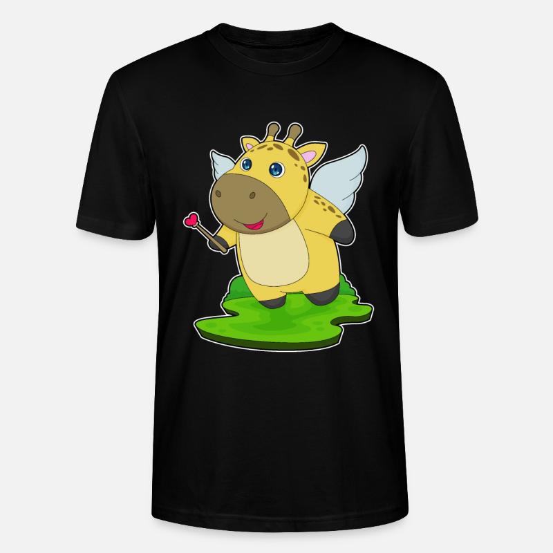 Baguette de fée girafe - T-shirt bio CRAFTER Stanley Stella Unisexe - noir