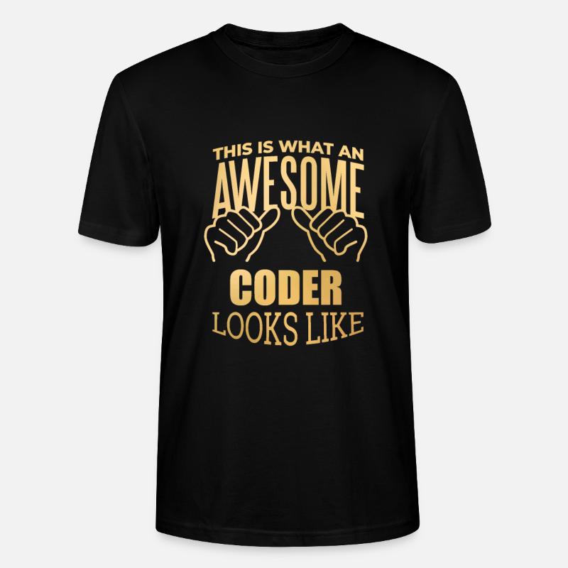 codage - T-shirt bio CRAFTER Stanley Stella Unisexe - noir