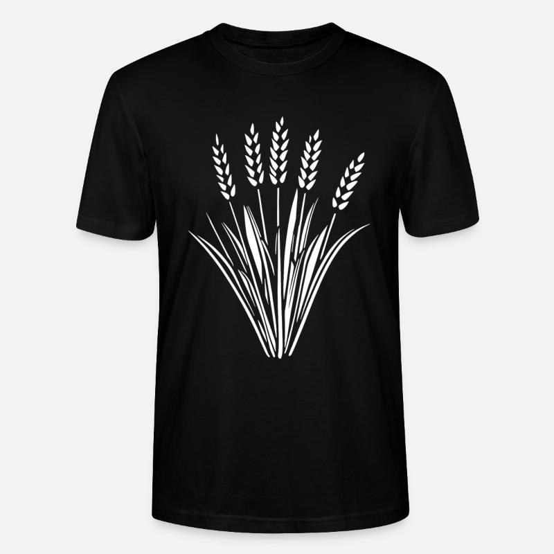 5 Ähren Getreide Weizen - Stanley/Stella Unisex Bio-T-Shirt CRAFTER - Schwarz
